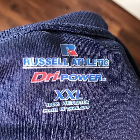 🌈2XL Russell Athletic Dry Power Long Sleeve Polo - Picture 7 of 7